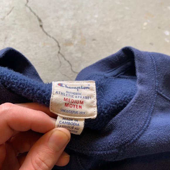 Vintage Heavyweight Navy Champion Crewneck - Picture 4 of 4